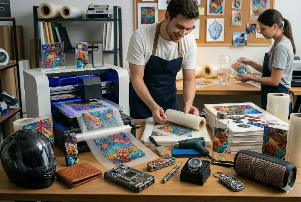 3 Profitable Business Ideas with 3D UV DTF TPU Printing for DTF Print Shops