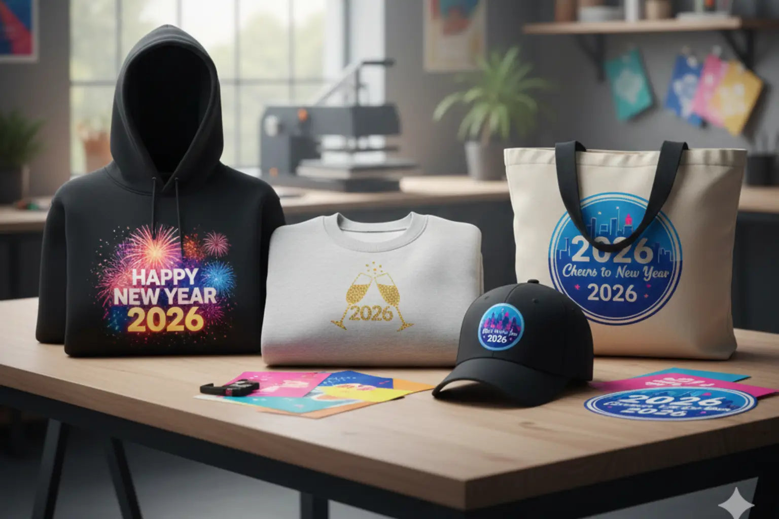 4 Creative Ways to Customize Apparel Using New Year DTF Transfers