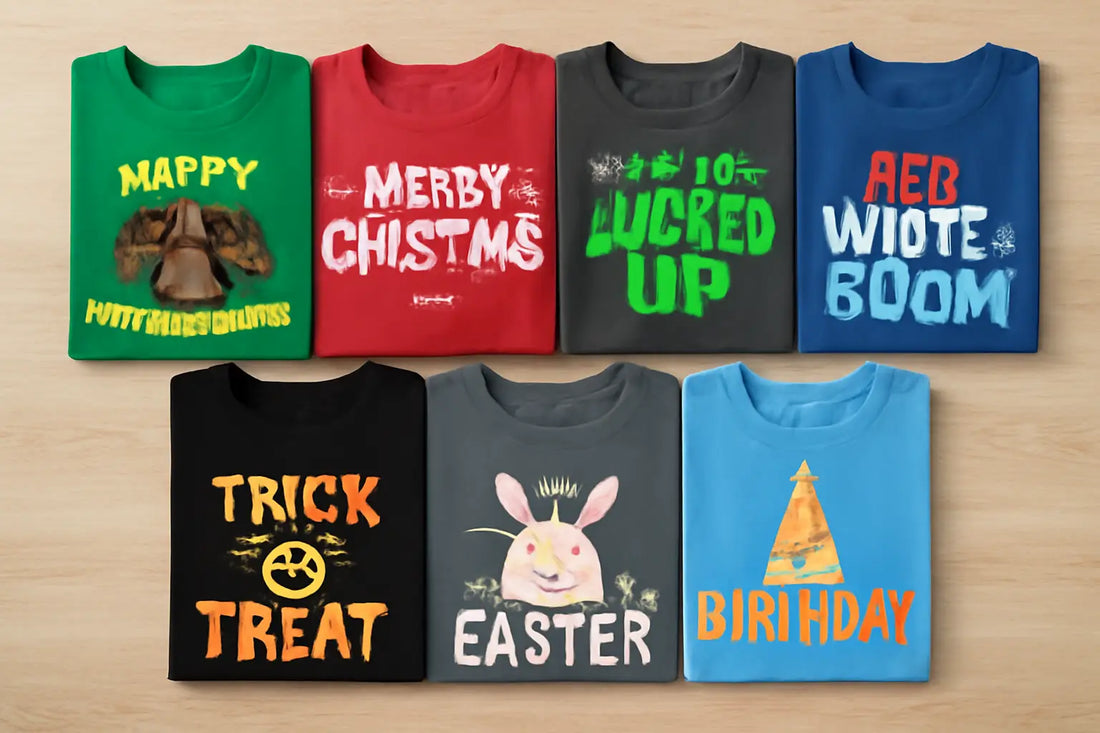 7 Holiday T-shirt Designs That Sell (And Why Music City DTF Is Your Best Bet)