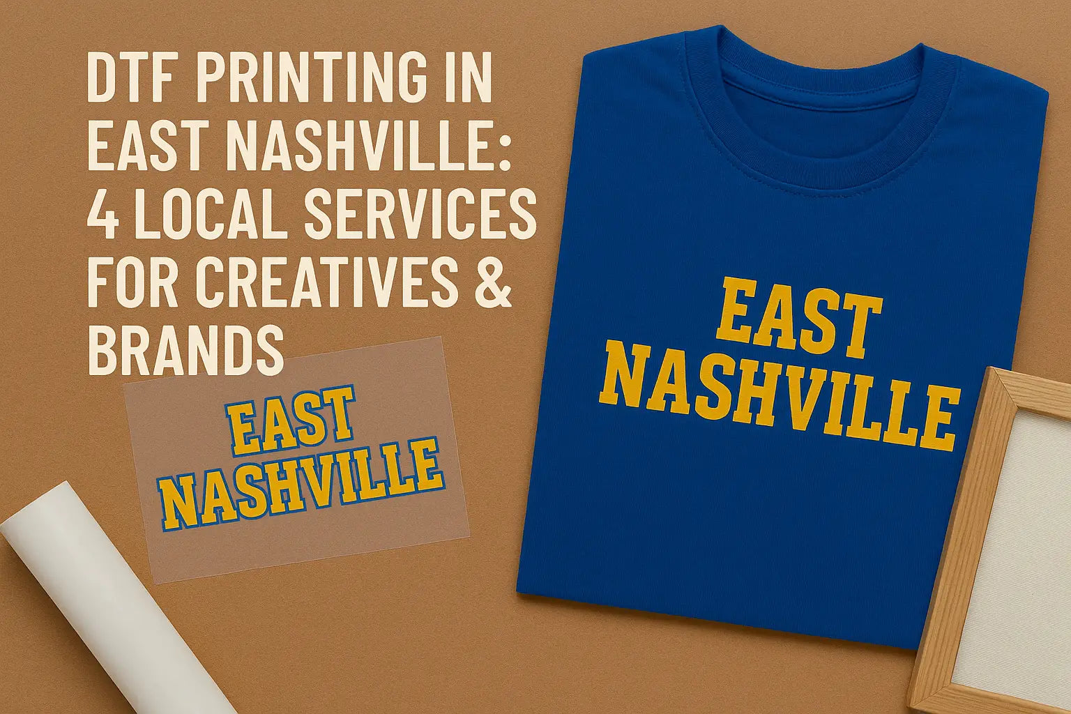 DTF Printing in East Nashville: 4 Local Services for Creatives & Brands