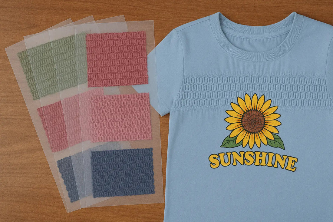 DTF Smocked Fabric: 4 Ways to Create Smooth Smocked Details on Tops with DTF Transfers