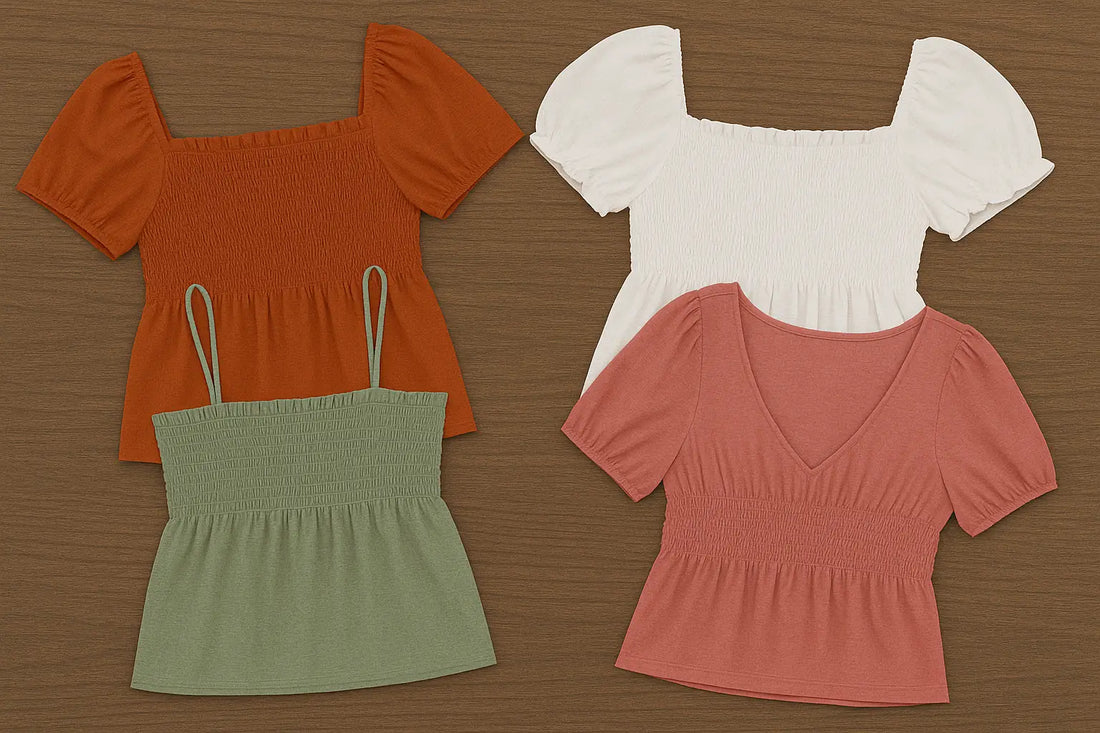 DTF Smocked Fabric: 4 Ways to Create Smooth Smocked Details on Tops with DTF Transfers
