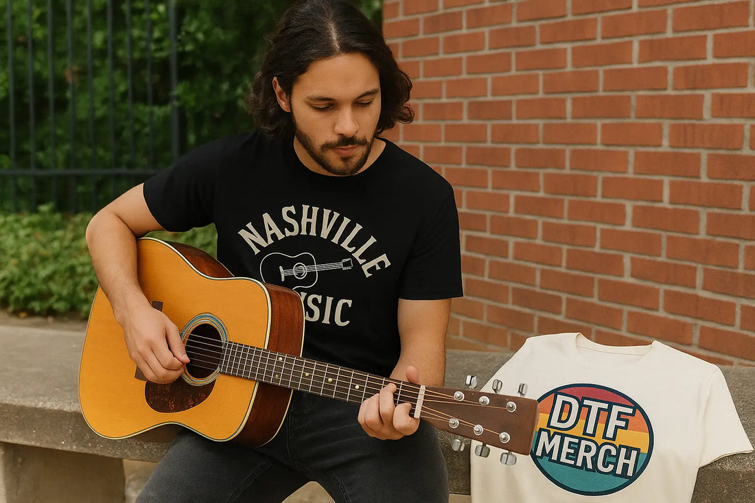 How Local Musicians and Bands are using DTF Merch in Nashville for Custom Merch