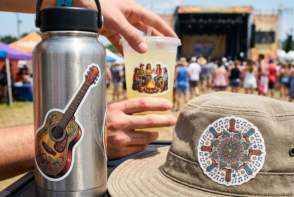 How Long Do UV DTF Stickers Last in Festival Heat? Nashville CMA Fest Guide