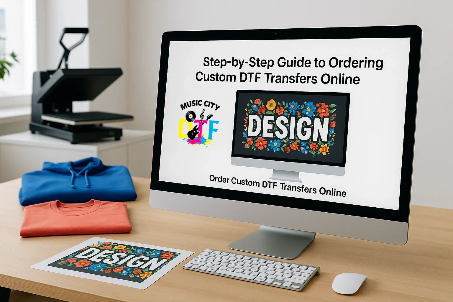 Step-by-Step Guide to Ordering Custom DTF Transfers Online