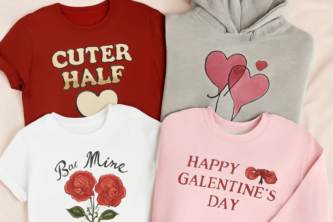 Valentine's Day DTF Transfers: Valentine’s Day Shirt Ideas with DTF Printing