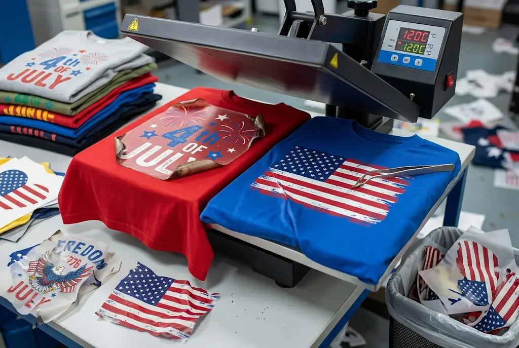 8 Common Mistakes Print Shops Make When Using 4th of July DTF Transfers