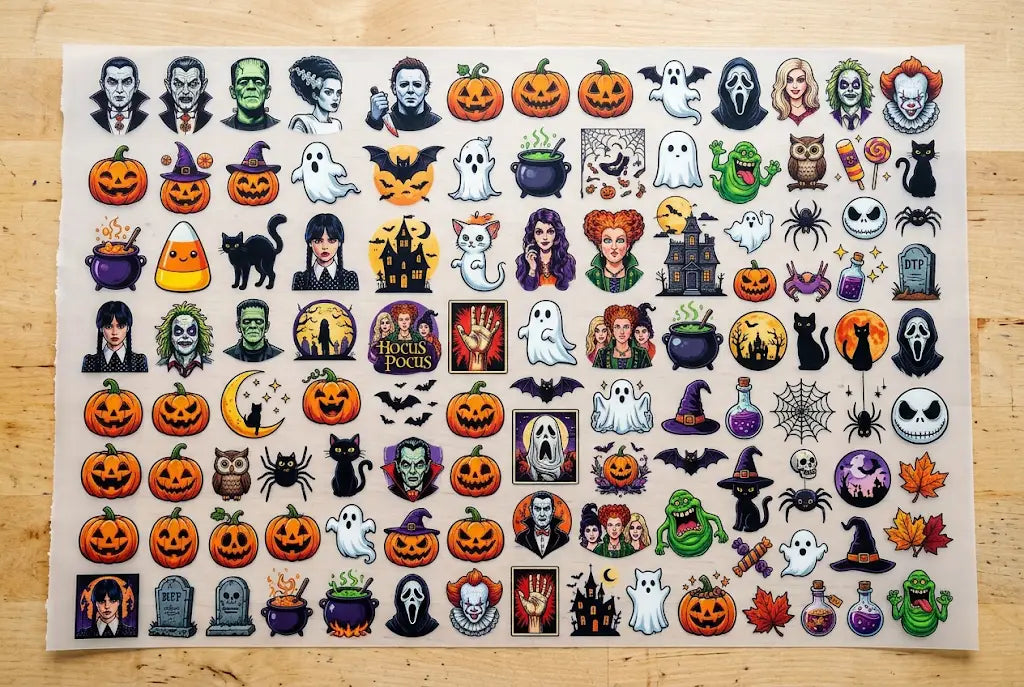 Build Your Custom Halloween DTF Gang Sheet With These Pop-Culture Graphics