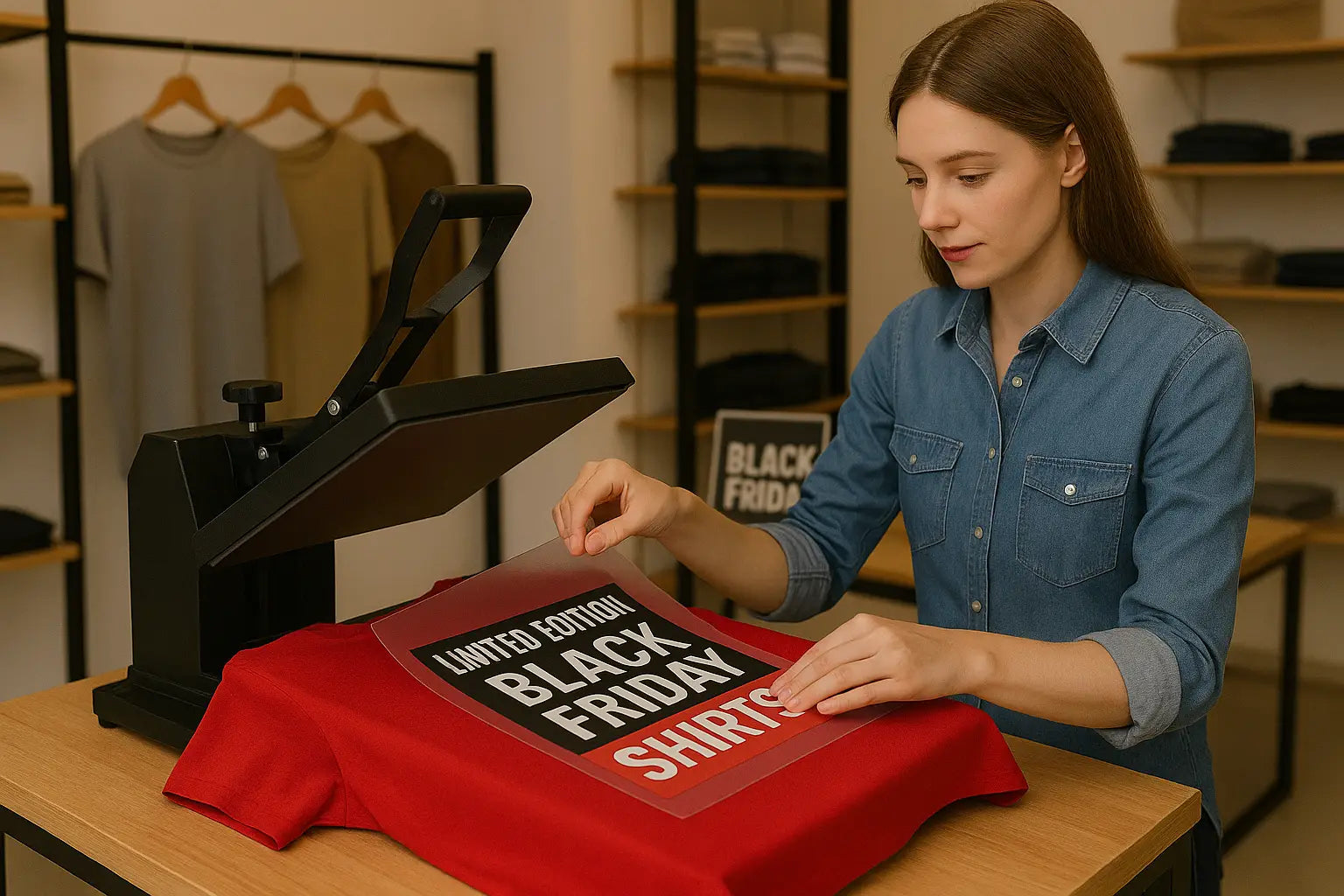 How to Create Limited Edition Black Friday Shirts with DTF Transfers
