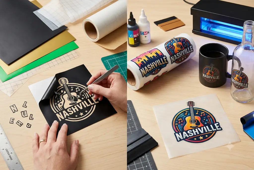 Why UV DTF Sticker Pricing Is Cheaper Than Vinyl Stickers for Nashville Brands