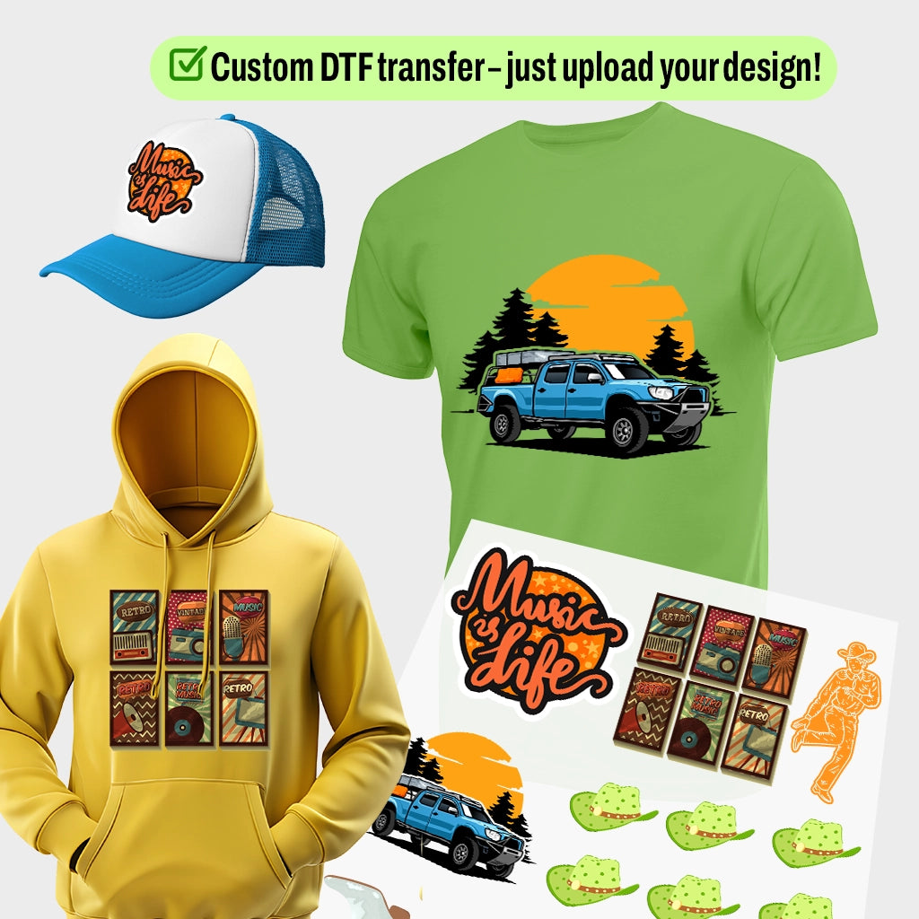 Custom Transfers For Model Custom DTF Transfers for Quality Designs – MusicCityDTF